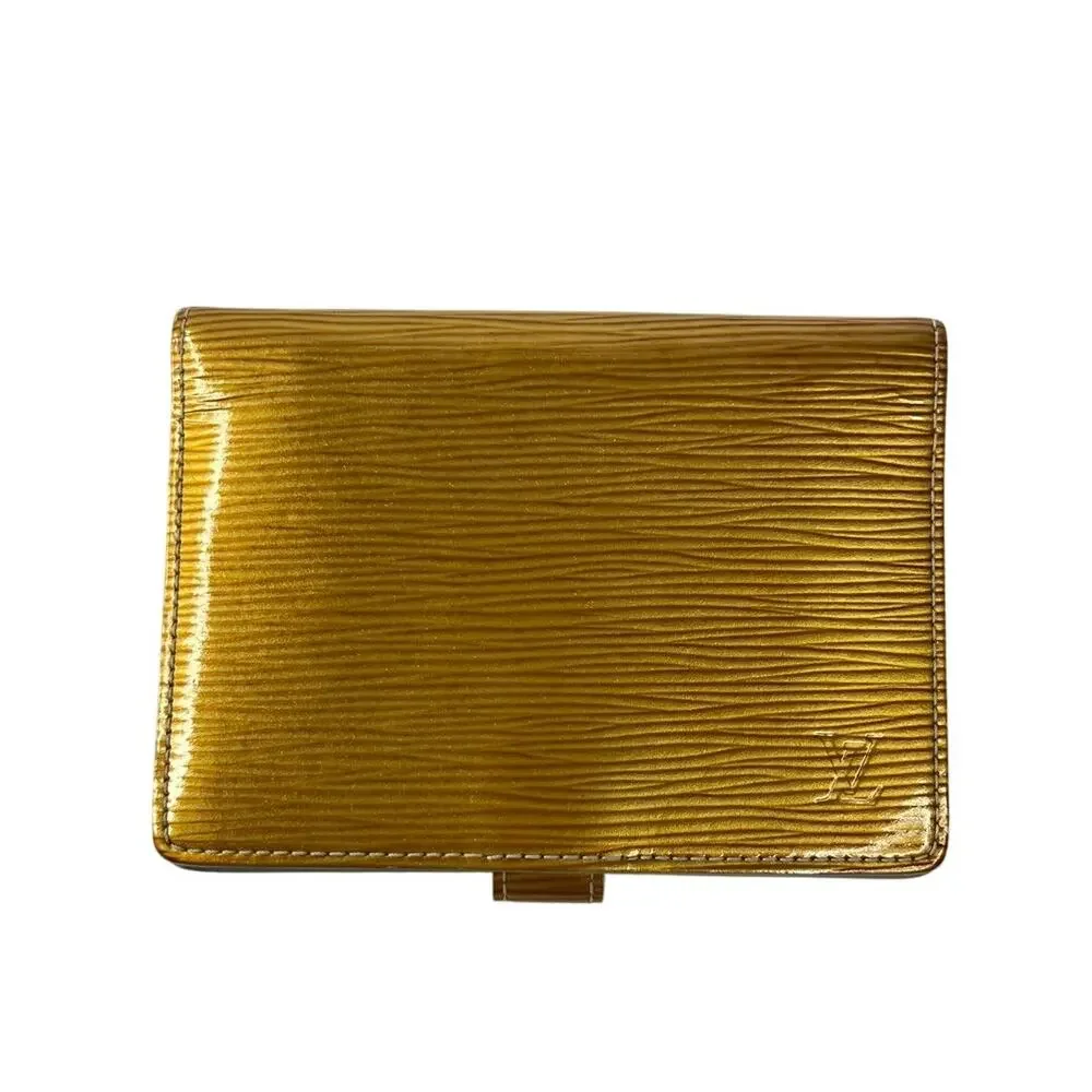 Louis Vuitton Cyber Epi Millennium Agenda PM Gold M99081 Limited Edition 2000